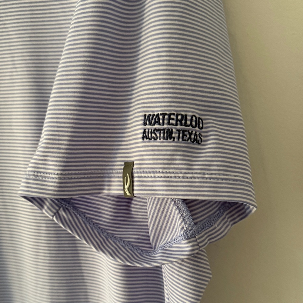 Men's Light Blue Polo Shirt - KJUS - Austin Country Club - Picture 4 of 5
